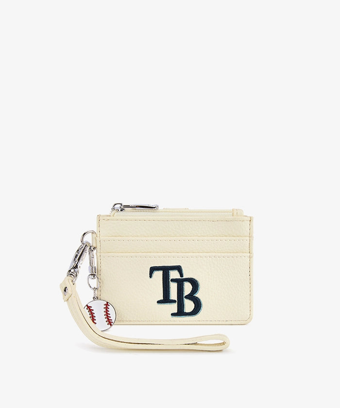 MLB Tampa Bay Rays Card Holder with Baseball Charm