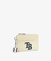 MLB Tampa Bay Rays Card Holder with Baseball Charm