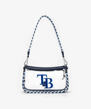 MLB Tampa Bay Rays Clear Bag with Baseball Stitch
