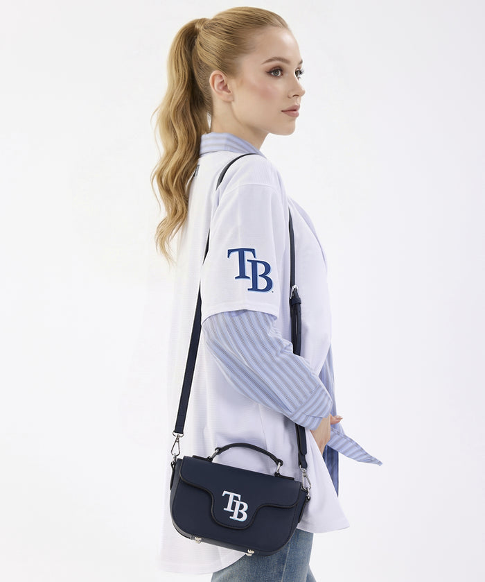 MLBTampaBayRaysFlapCrossbodyBagwithTopHandle.webp