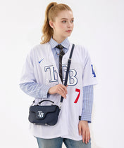 MLB Tampa Bay Rays Flap Crossbody Bag with Top Handle