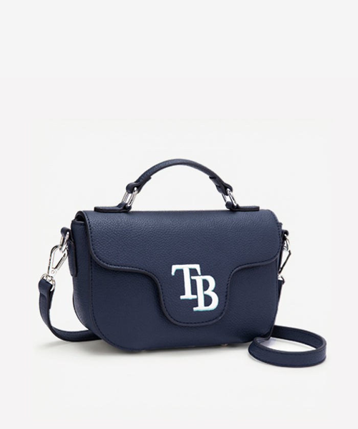 MLB Tampa Bay Rays Flap Crossbody Bag with Top Handle