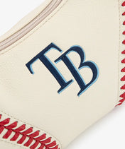 MLB Tampa Bay Rays Hobo Bag With Baseball Seams