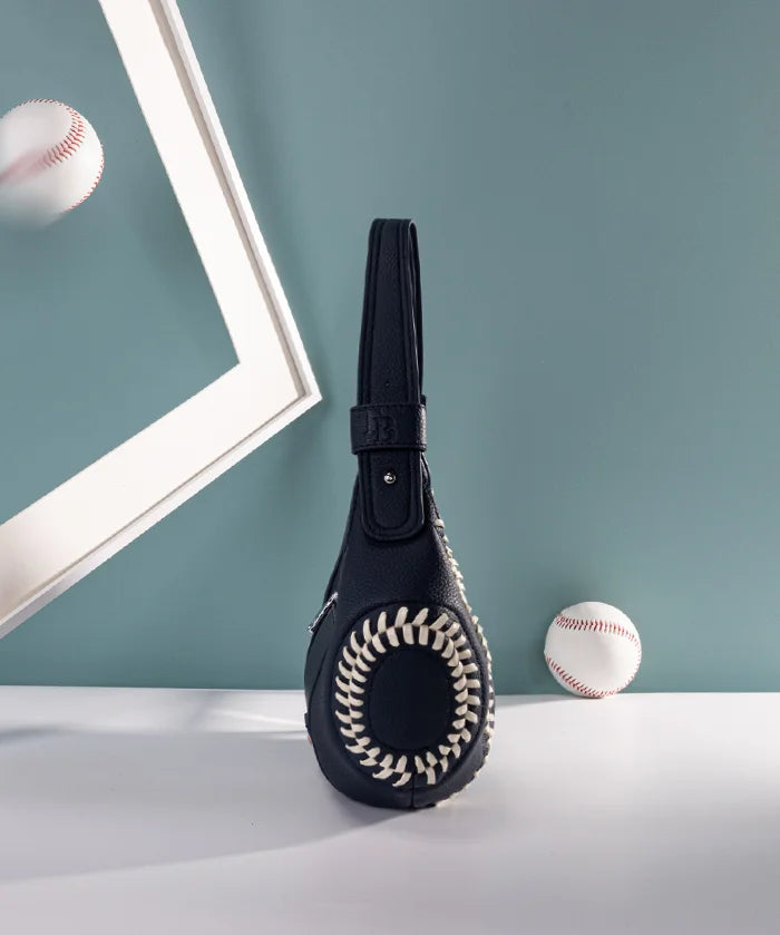 MLB Tampa Bay Rays Hobo Bag With Baseball Seams