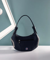 MLB Tampa Bay Rays Hobo Bag With Baseball Seams