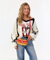 MLB Tampa Bay Rays Hot Dog Crossbody Bag