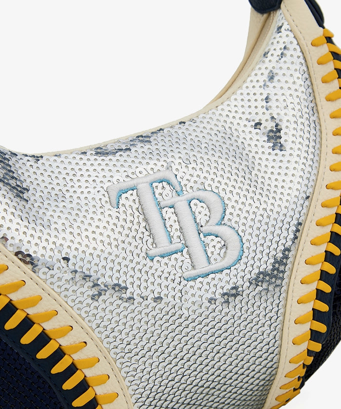 MLB Tampa Bay Rays Sequin Stitch Hobo - Curveball