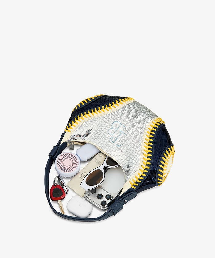MLB Tampa Bay Rays Sequin Stitch Hobo - Curveball