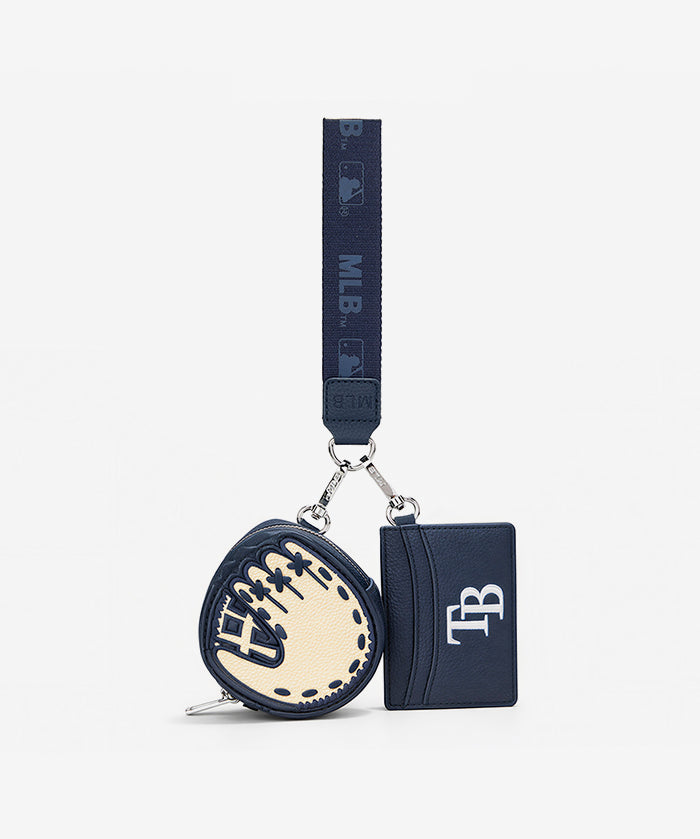 MLB Tampa Bay Rays Catcher’s Mitt Wristlet Set