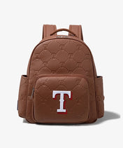 MLB Texas Rangers Backpack with Embossed Pattern
