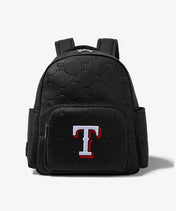 MLB Texas Rangers Backpack with Embossed Pattern