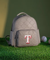 MLB Texas Rangers Backpack with Embossed Pattern