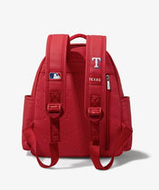 MLB Texas Rangers Backpack with Embossed Pattern