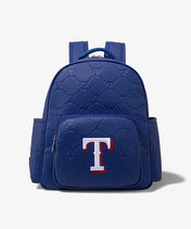 MLB Texas Rangers Backpack with Embossed Pattern
