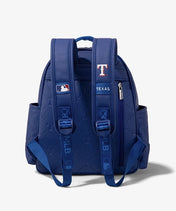 MLB Texas Rangers Backpack with Embossed Pattern