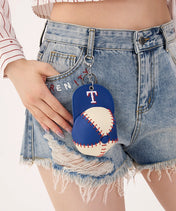 MLB Texas Rangers Baseball Cap Coin Purse