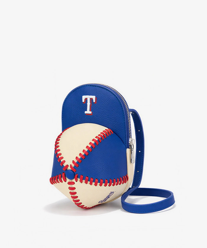 MLB Texas Rangers Baseball Cap Crossbody Purse