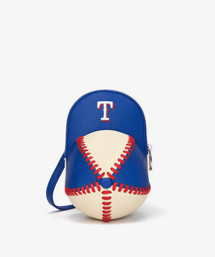 MLB Texas Rangers Baseball Cap Crossbody Purse