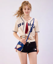 MLB Texas Rangers Baseball Cap Crossbody Purse