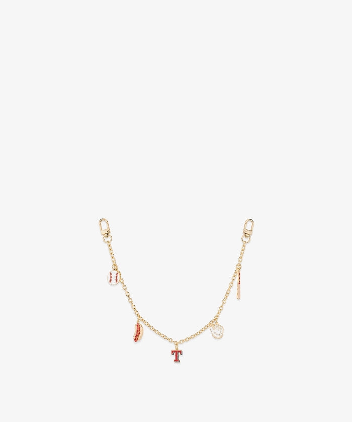 MLB Texas Rangers Baseball Charm Chain
