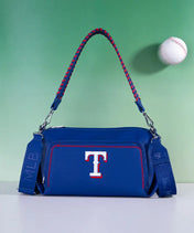 MLB Texas Rangers Shoulder Bag with Crossbody Strap