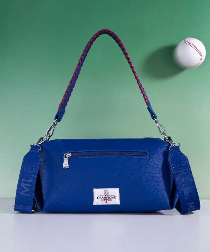 MLB Texas Rangers Shoulder Bag with Crossbody Strap