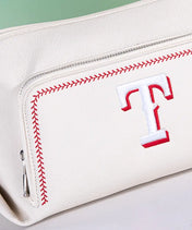 MLB Texas Rangers Shoulder Bag with Crossbody Strap