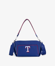 MLB Texas Rangers Shoulder Bag with Crossbody Strap