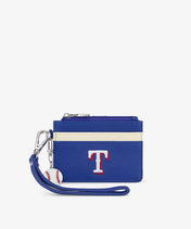 MLB Texas Rangers Card Holder with Baseball Charm