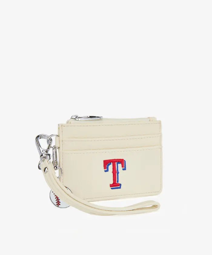 MLB Texas Rangers Card Holder with Baseball Charm
