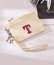 MLB Texas Rangers Card Holder with Baseball Charm