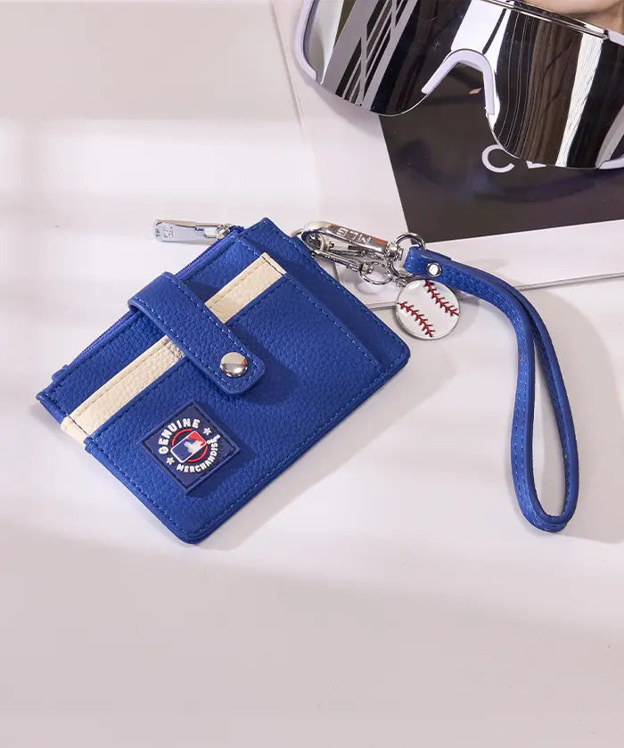 MLB Texas Rangers Card Holder with Baseball Charm