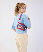 MLB Texas Rangers Clear Bag with Baseball Stitch