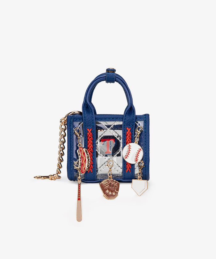 MLB Texas Rangers Clear Mini Tote Bag Charm – Fastball