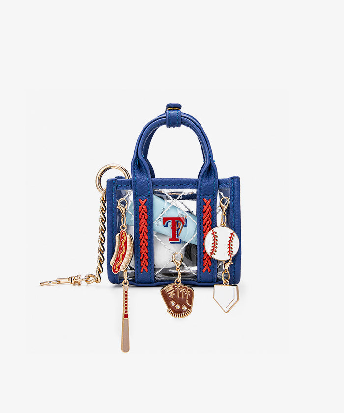 MLB Texas Rangers Clear Mini Tote Bag Charm – Fastball