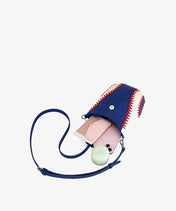 MLB Texas Rangers Crossbody Bag With Baseball Seam