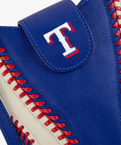 MLB Texas Rangers Crossbody Bag With Baseball Seam
