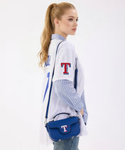MLB Texas Rangers Flap Crossbody Bag with Top Handle