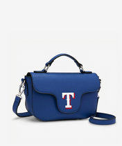 MLB Texas Rangers Flap Crossbody Bag with Top Handle