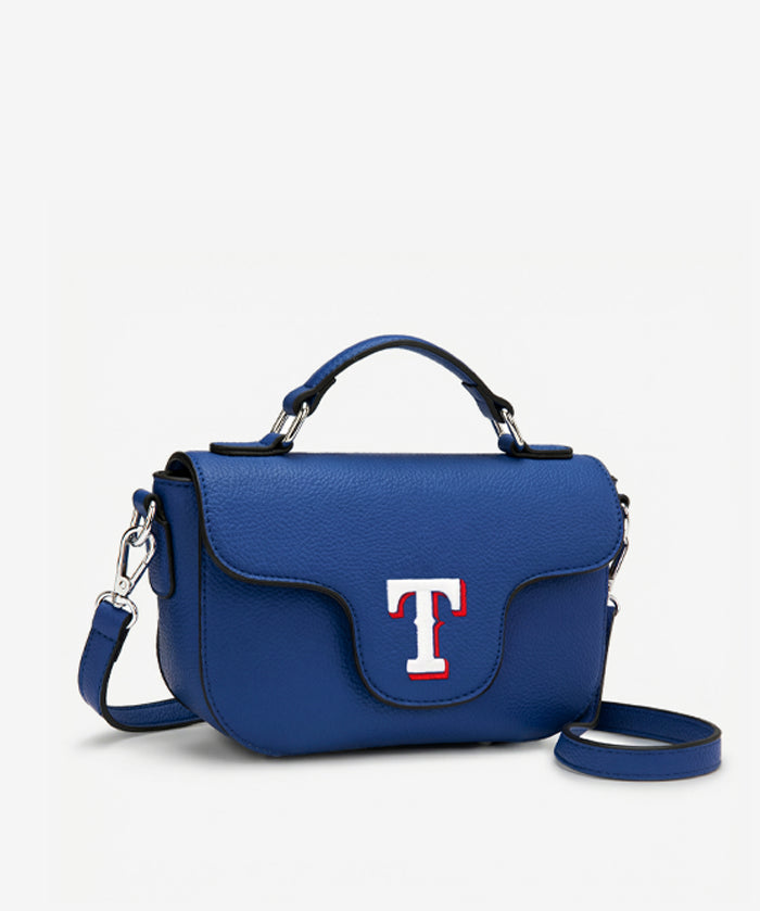 MLB Texas Rangers Flap Crossbody Bag with Top Handle
