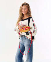 MLB Texas Rangers Hot Dog Crossbody Bag