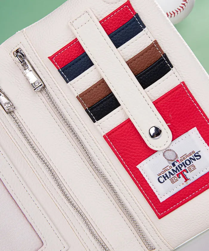 MLB Texas Rangers Leather Crossbody Purse