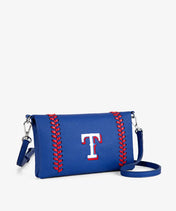 MLB Texas Rangers Leather Crossbody Purse