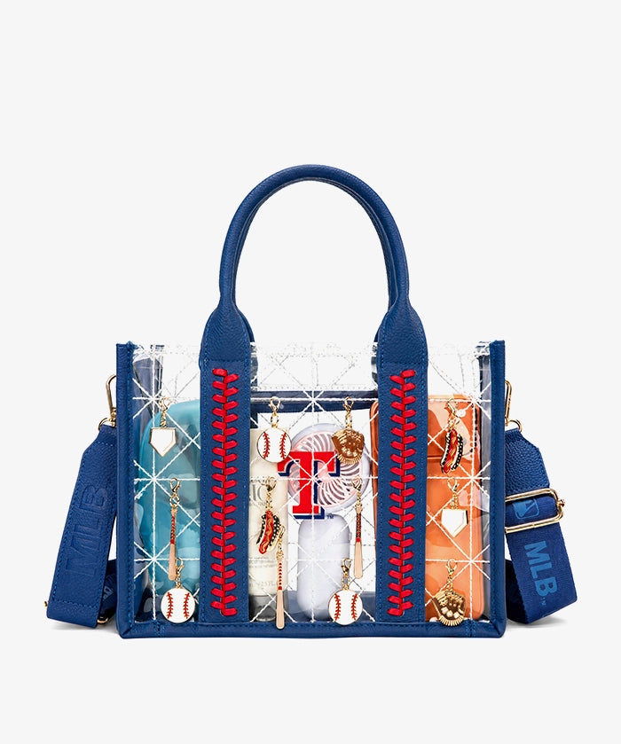 MLB Texas Rangers Stitch Clear Tote – Fastball