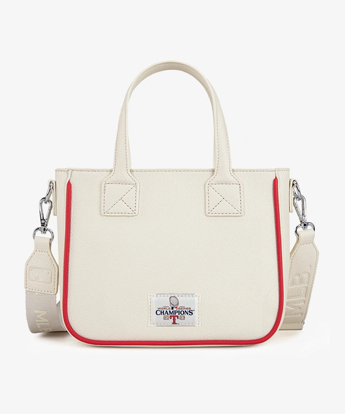 MLB Texas Rangers Tote Bag with Baseball Coin Pouch