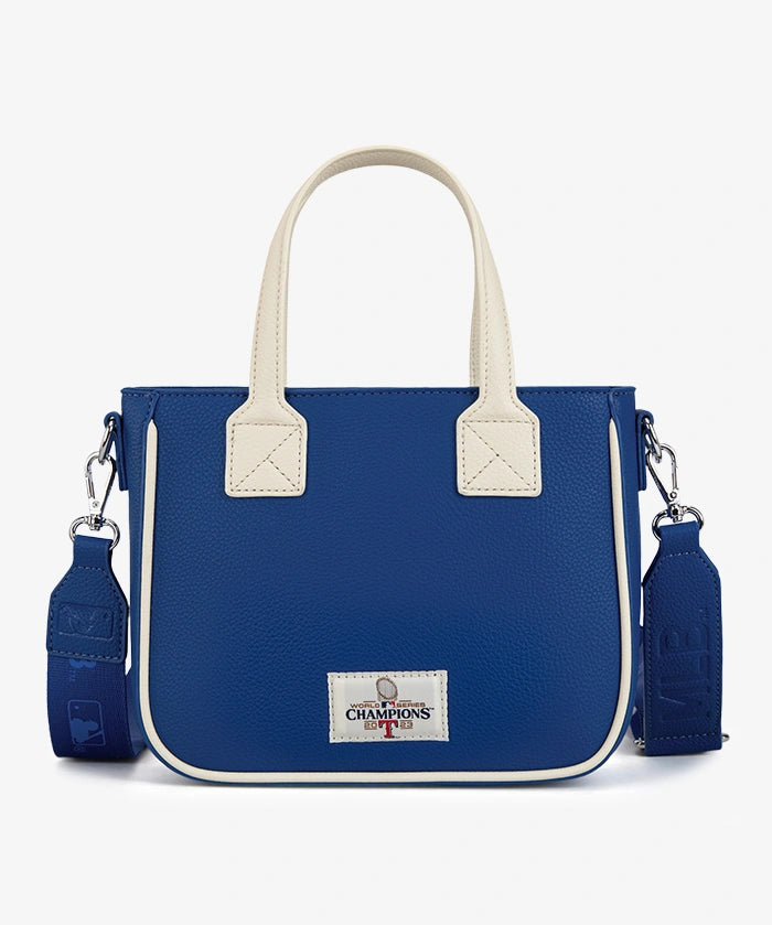 MLB Texas Rangers Tote Bag with Baseball Coin Pouch
