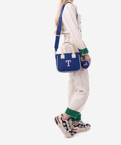 MLB Texas Rangers Tote Bag with Baseball Coin Pouch