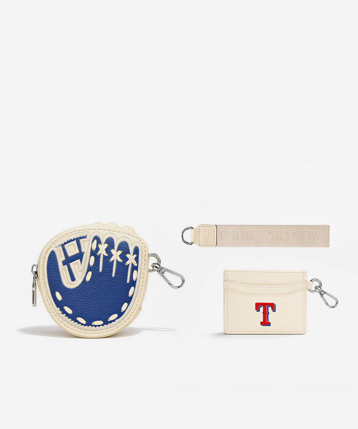 MLB Texas Rangers Catcher’s Mitt Wristlet Set