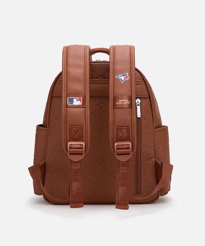 buy leather backpack toronto MLB Toronto Blue Jays Backpack with Embossed Pattern – Montana West Sports