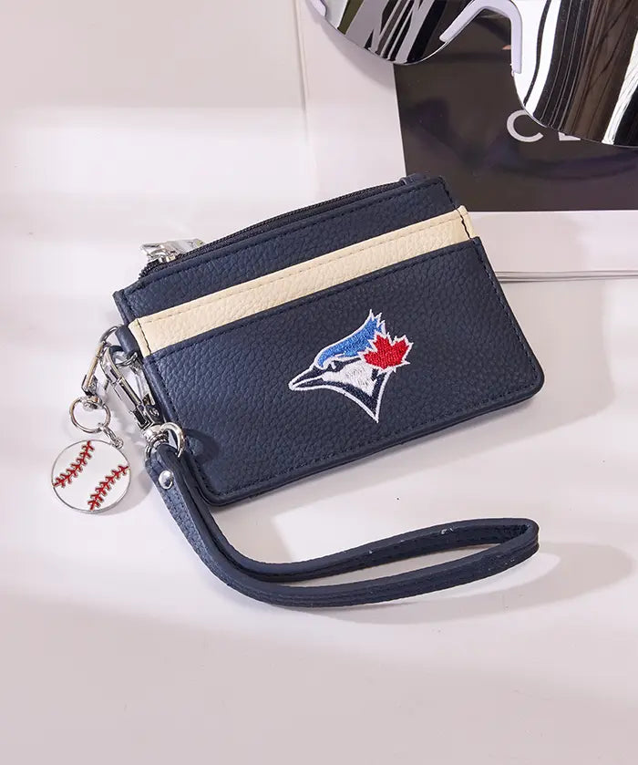 MLB Toronto Blue Jays Card Holder with Baseball Charm